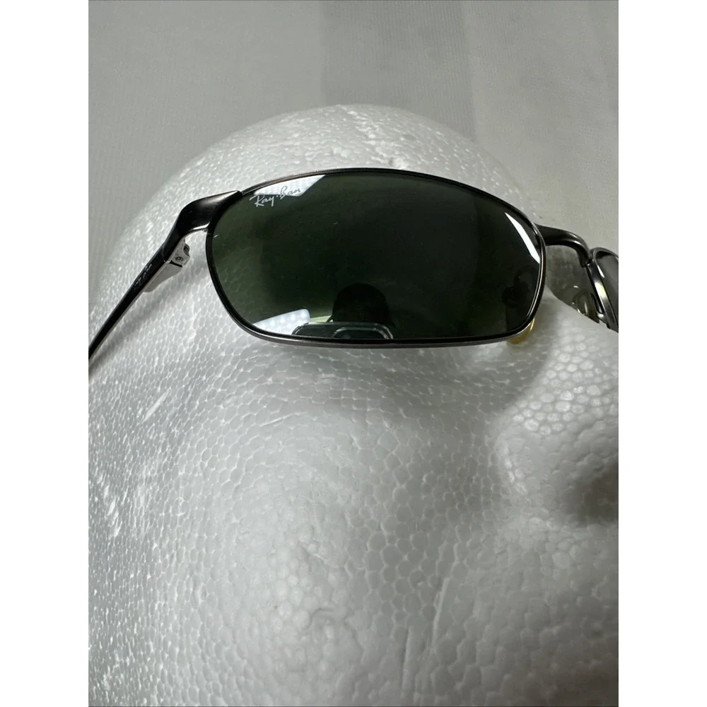 Ray-Ban RB3190 Flight Sunglasses Matte Silver G-15 Mirror Lenses 58 18 Italy